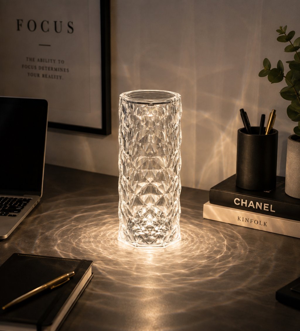 The Livia Crystal Lamp
