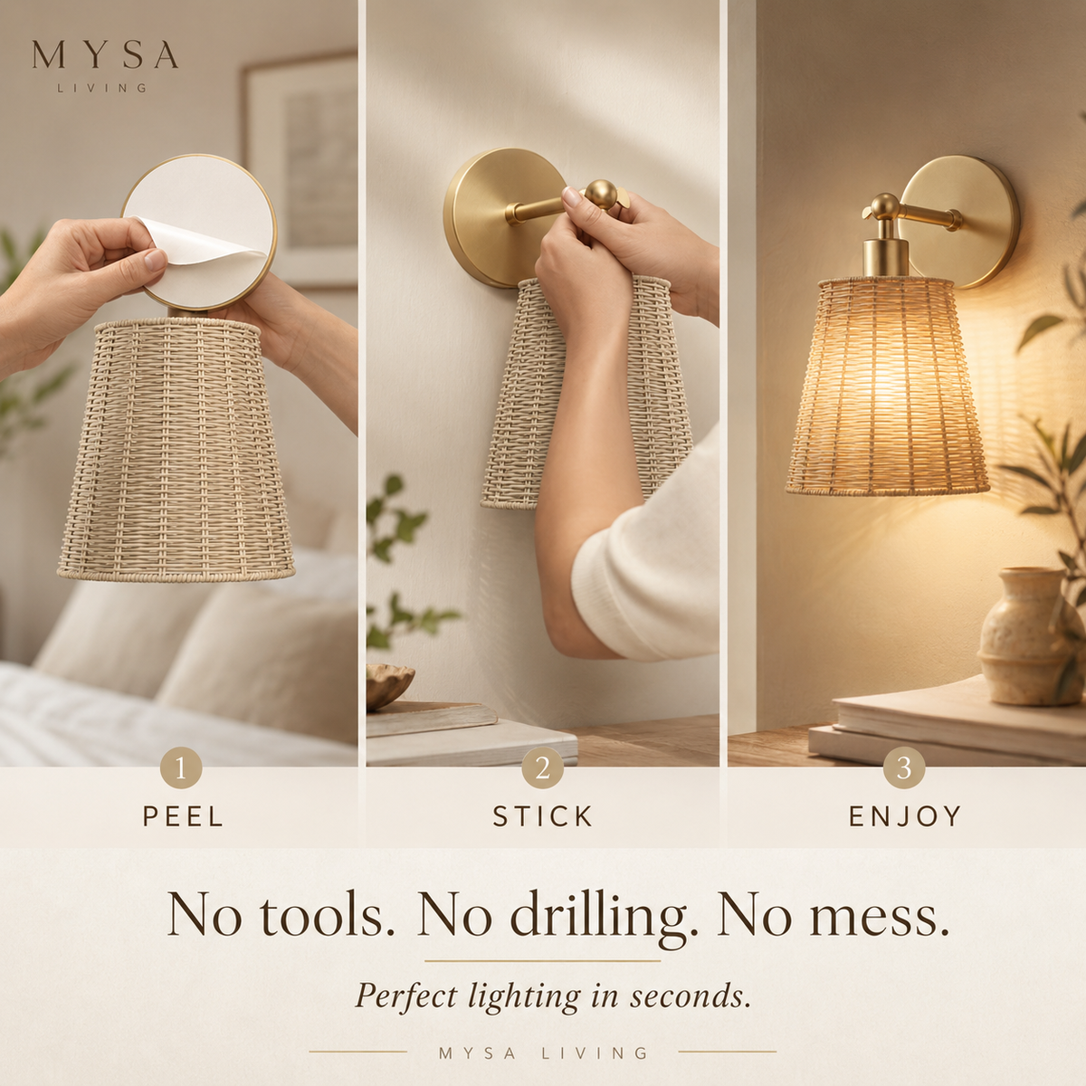 Solene Wireless Wall Light